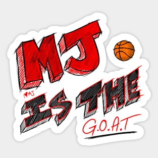 THE GOAT Sticker